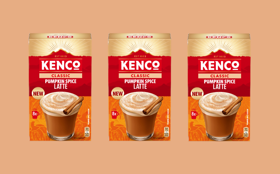 Kenco unveils new pumpkin spice instant lattes