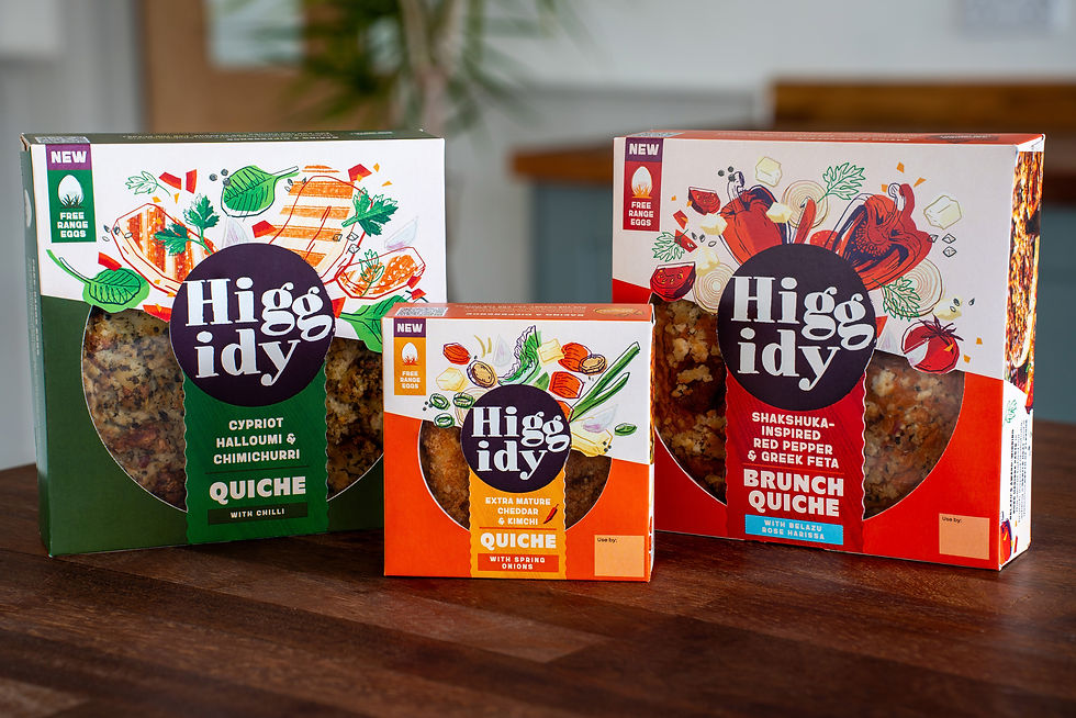 Higgidy taps into global flavour and brunch trends with new quiche launches