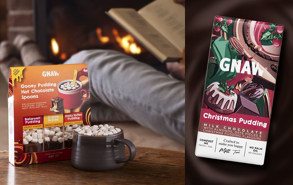 Gnaw debuts festive chocolate spoons and bar