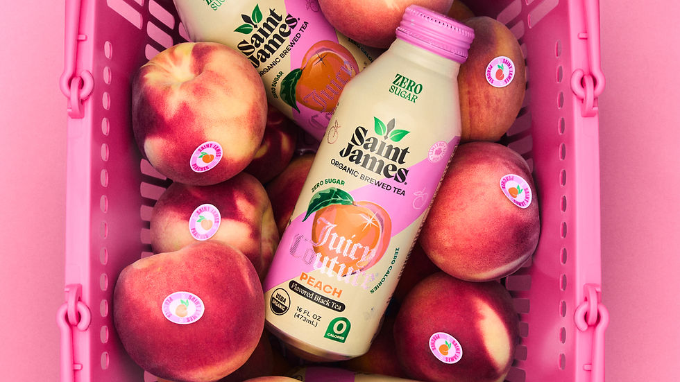 Saint James Iced Tea joins forces with Juicy Couture to launch new Juicy Peach flavour