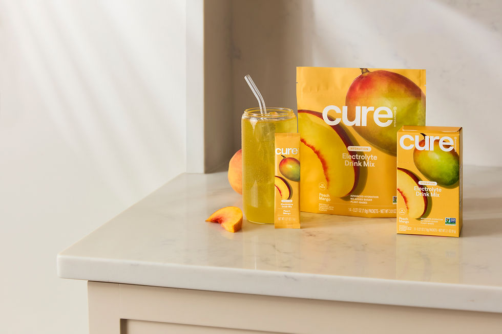 Cure Hydration debuts new Peach Mango electrolyte beverage flavour
