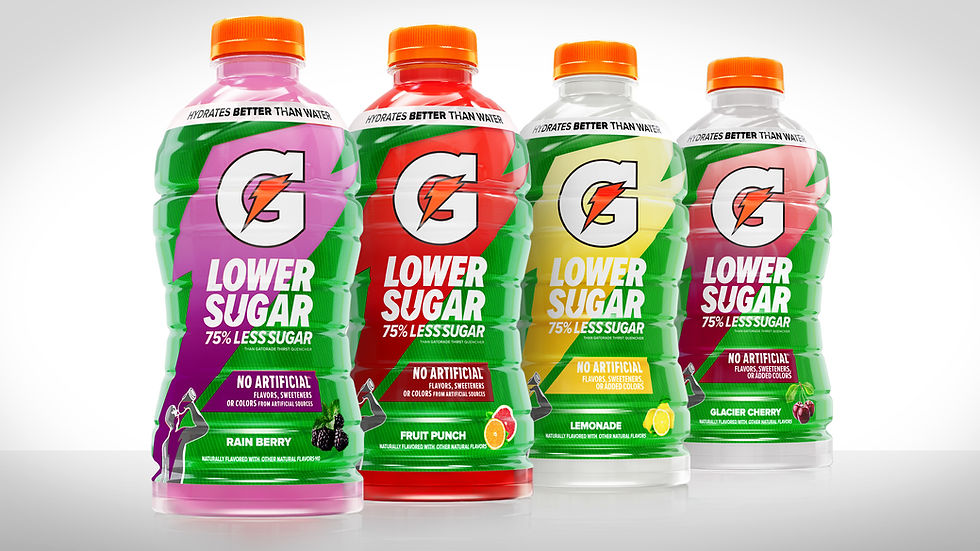 Gatorade responds to demand for healthier options with new lower-sugar variant