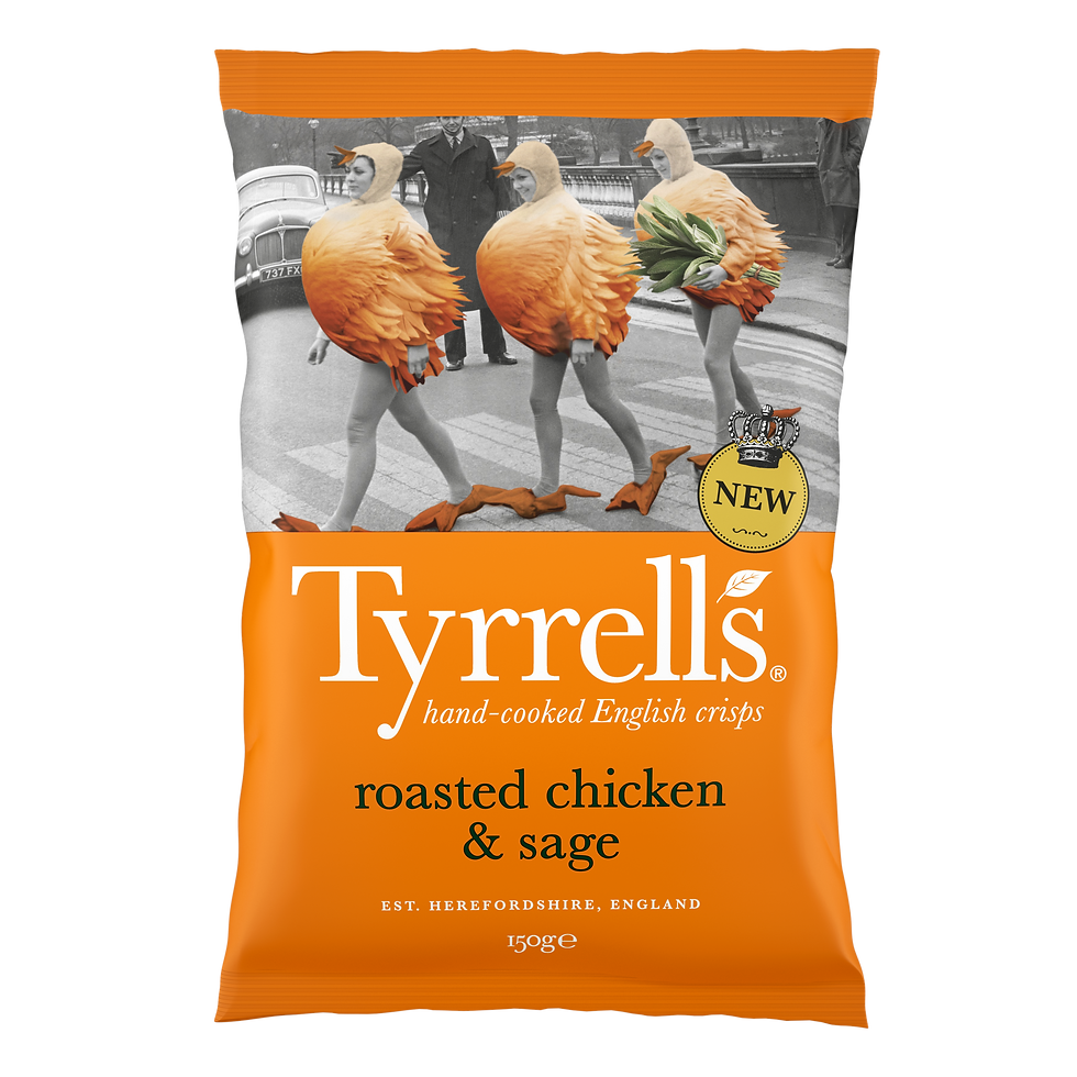 KP Snacks adds roasted chicken and sage flavour to Tyrrells crisp line-up