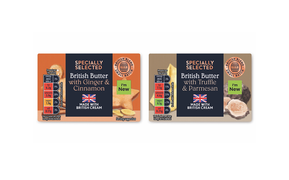 Aldi unveils two new flavoured butters for the festive season