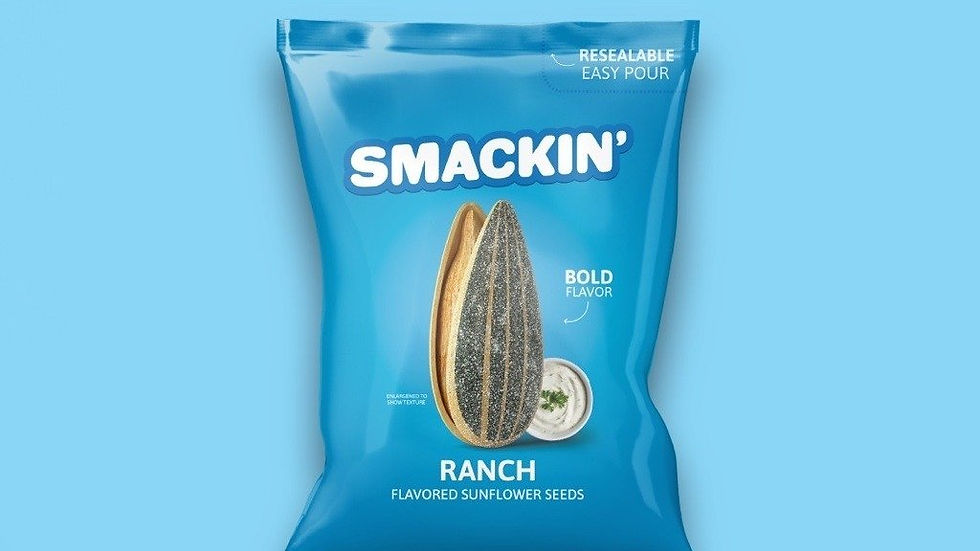 Smackin’ unveils ranch-flavoured sunflower seeds