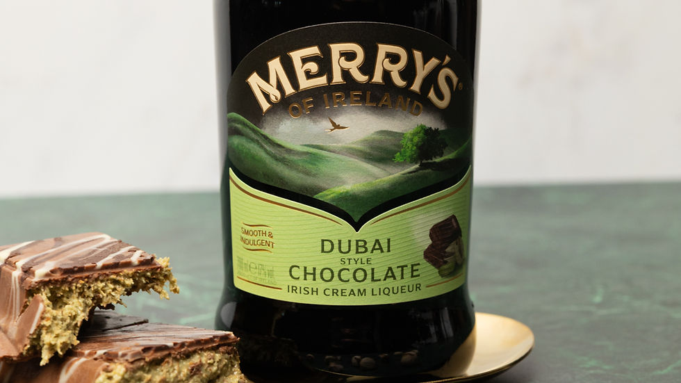 Merry’s Irish Cream Liqueur brings Dubai chocolate trend back into the spotlight with upcoming launch