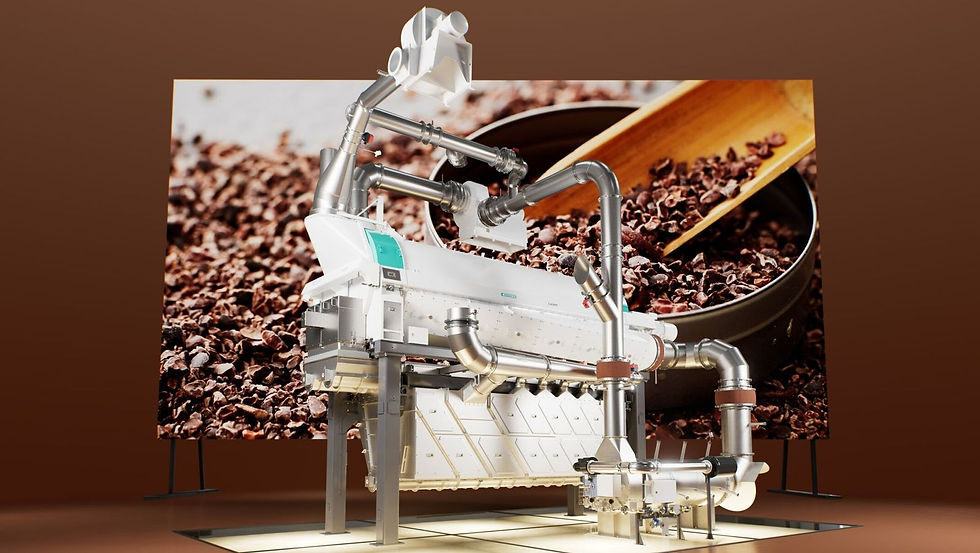 Bühler develops new cocoa roaster with reduced energy use and higher throughput