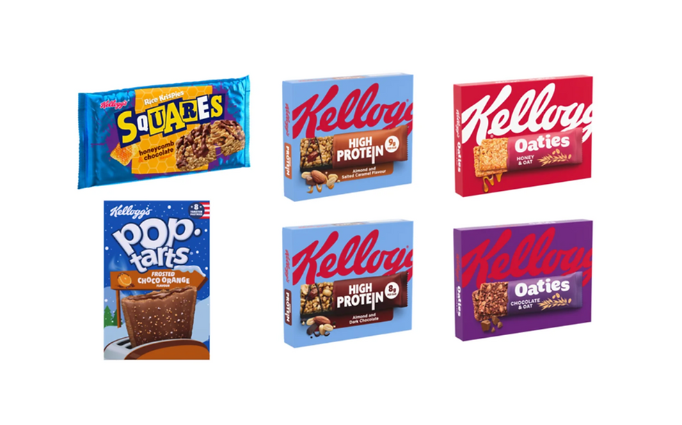 Kellogg’s expands UK snacking portfolio with six new products