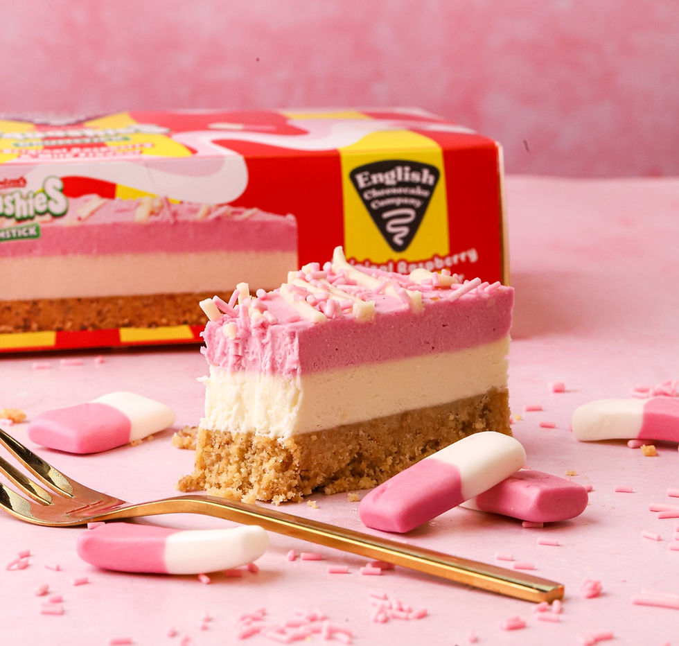 The English Cheesecake Company partners with Swizzels on limited-edition Squashies cheesecake slices
