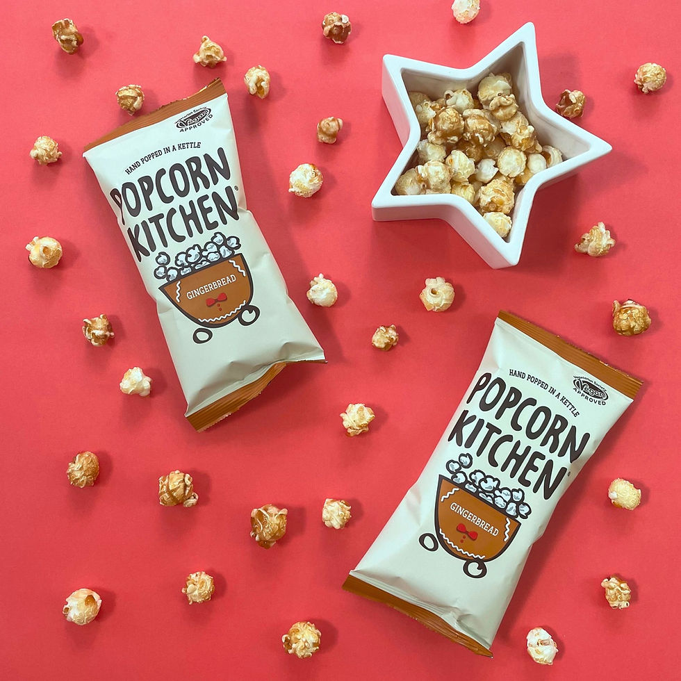 Popcorn Kitchen debuts festive gingerbread flavour NPD