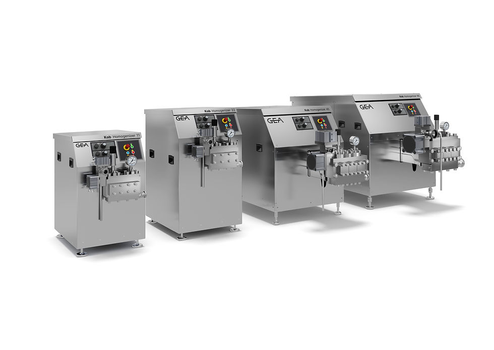 GEA presents new KOB high-pressure homogenisers for small and medium production plants