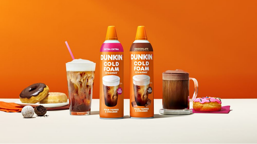 Dunkin’ debuts cold foam creamers and limited-edition s’mores creamer