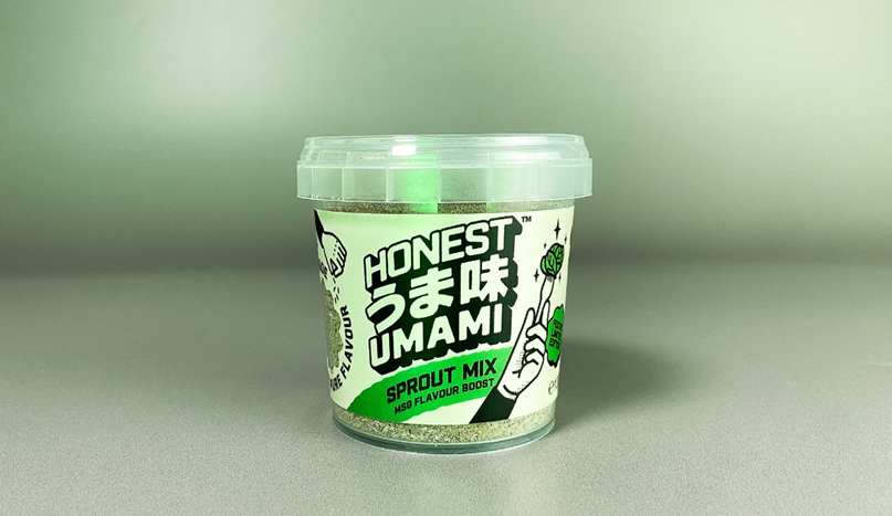 Honest Umami presents MSG flavouring mix for Brussels sprouts