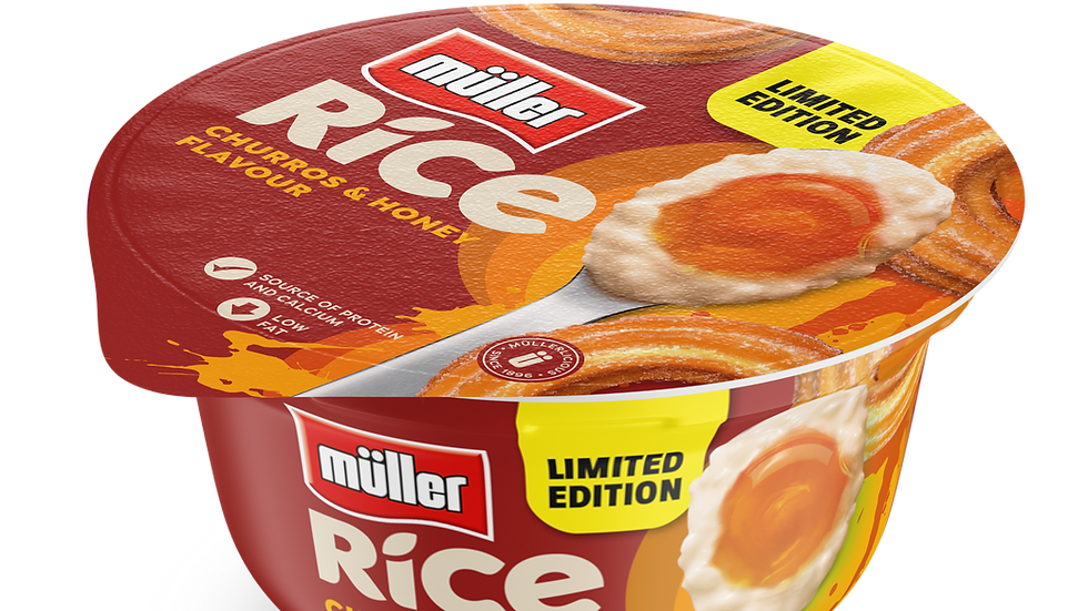 Müller Rice adds limited-edition Churros & Honey flavour to line-up