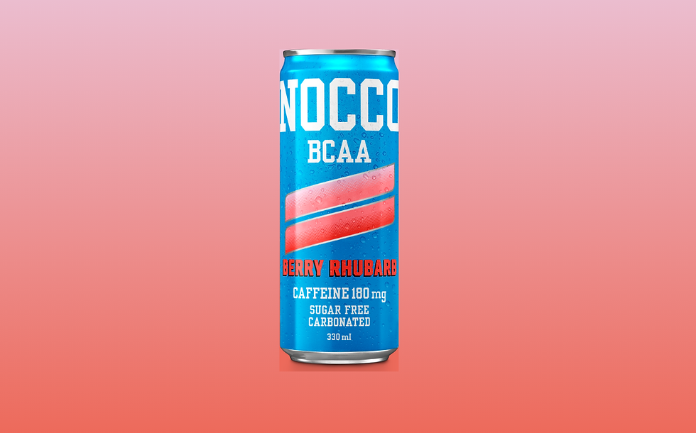 Nocco introduces new strawberry and rhubarb flavour in UK