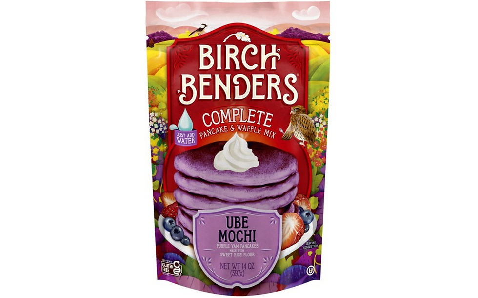 Birch Benders unveils ube mochi pancake and waffle mix