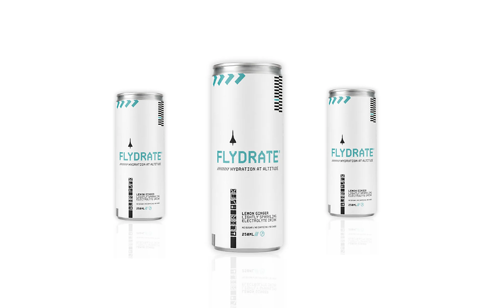 New Flydrate hydration beverages target aviation industry 