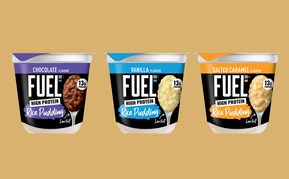 Fuel 10K enters ambient desserts category with new high-protein rice puddings