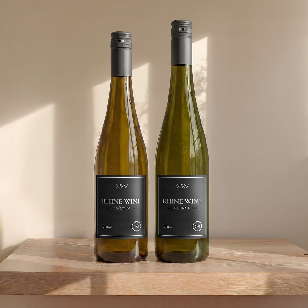 Vetropack unveils ‘Europe’s lightest’ Rhinewine bottle alongside new reusable variant