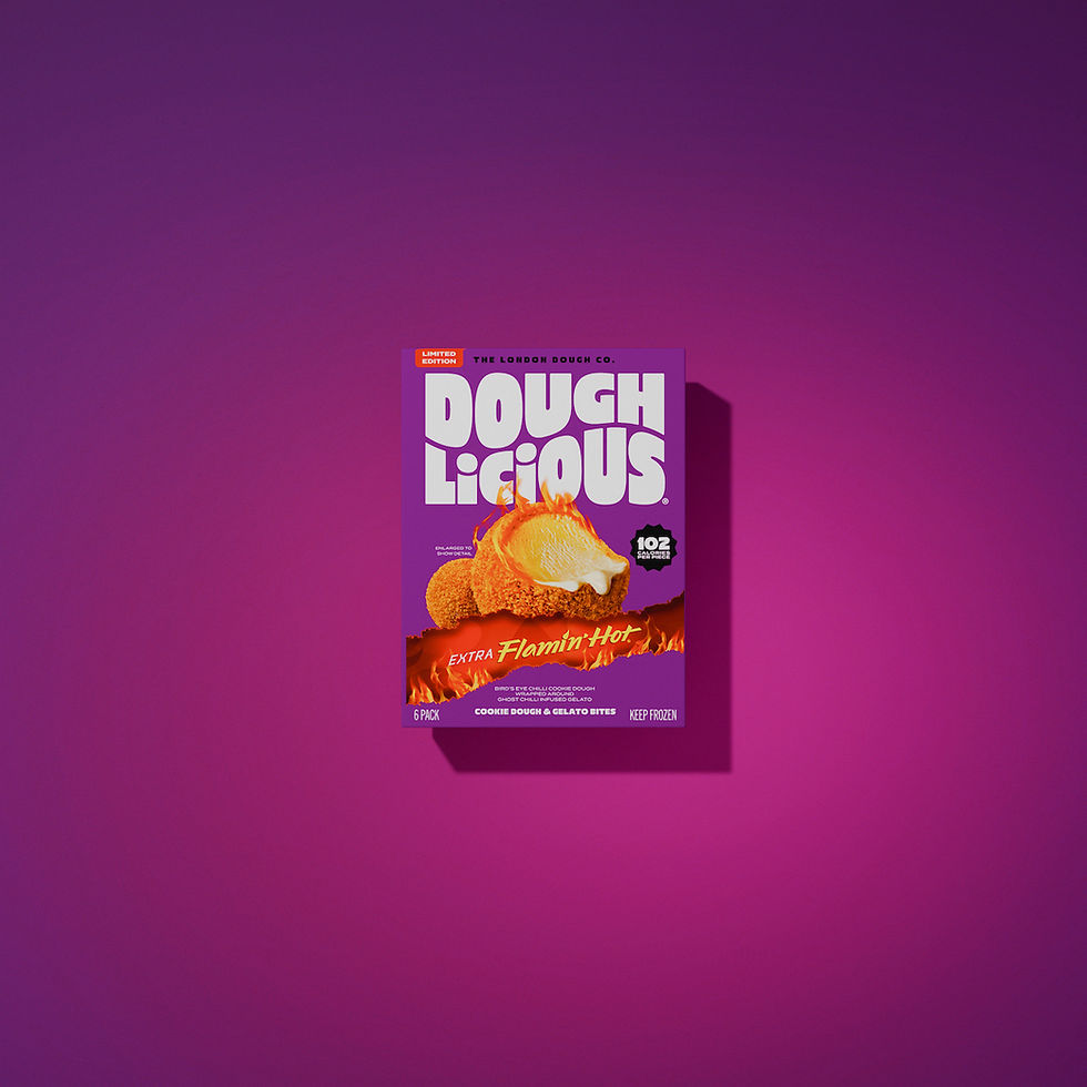 Doughlicious and PepsiCo tap into ‘swicy’ trend with new Extra Flamin’ Hot Cookie Dough & Gelato Bites