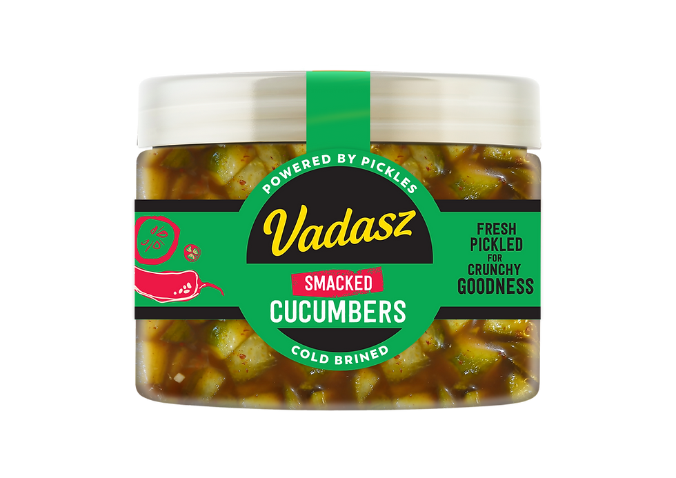 Vadasz offers spicy twist on pickles with new Smacked Cucumbers