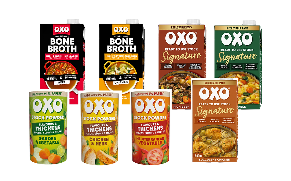 Oxo unveils new bone broth and stock products
