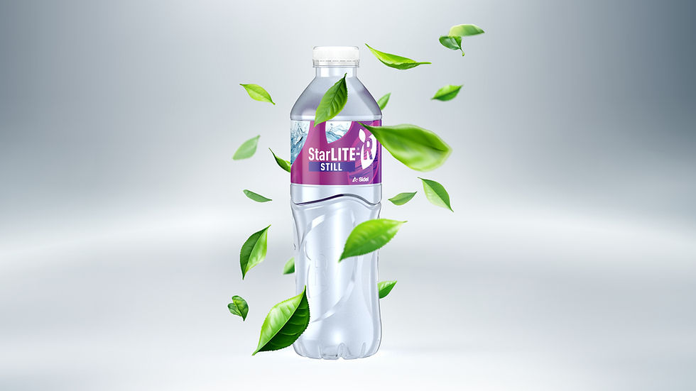 Sidel unveils StarLite-R Still rPET bottle base