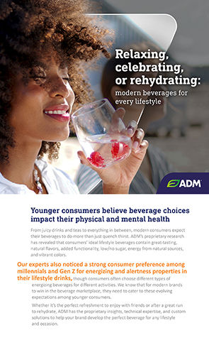 Relaxing, celebrating, or rehydrating: modern beverages for every lifestyle