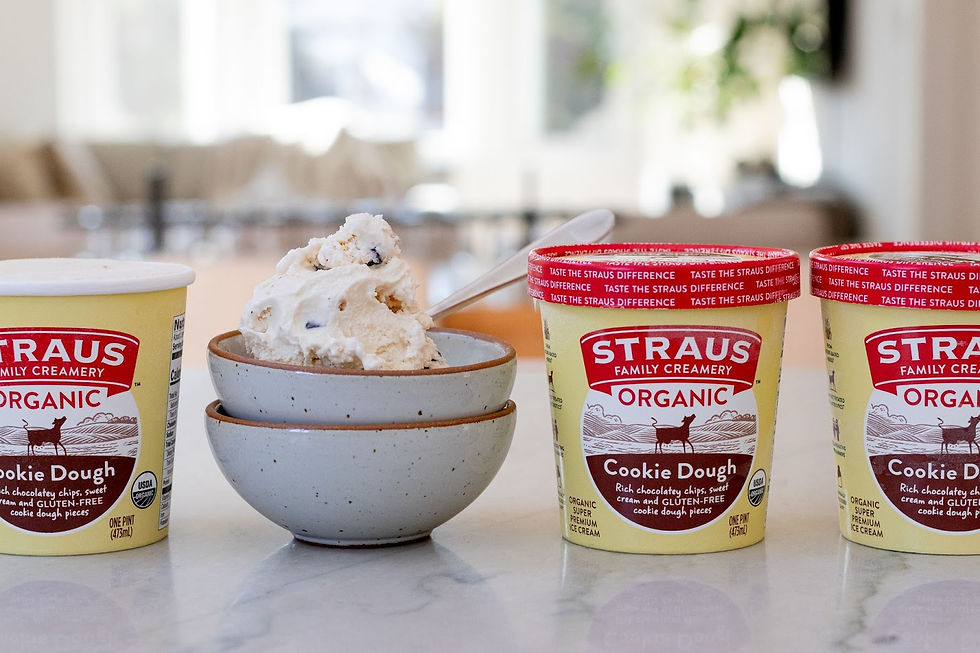 Straus Family Creamery expands ice cream line with new gluten-free cookie dough flavour