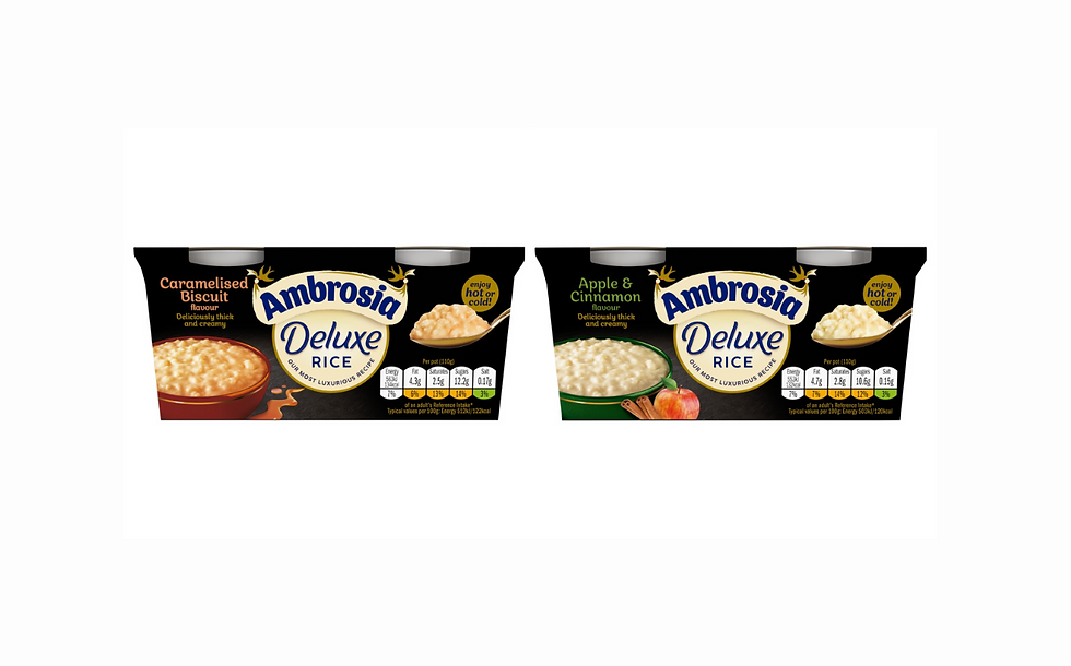 Ambrosia introduces new flavours to Deluxe Rice range