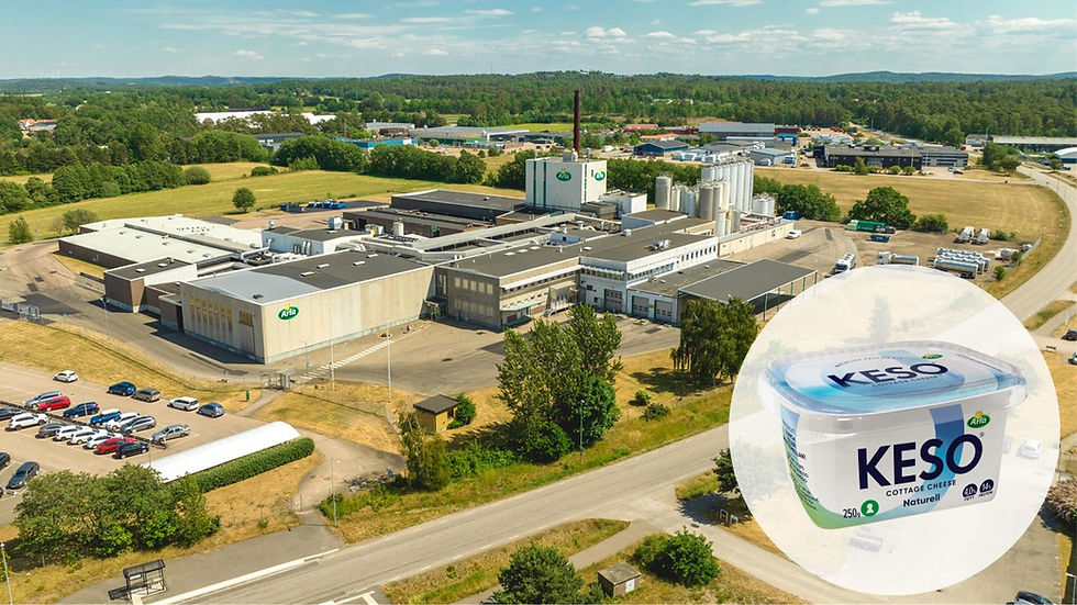 Arla invests €6 million in Falkenberg to boost cottage cheese production