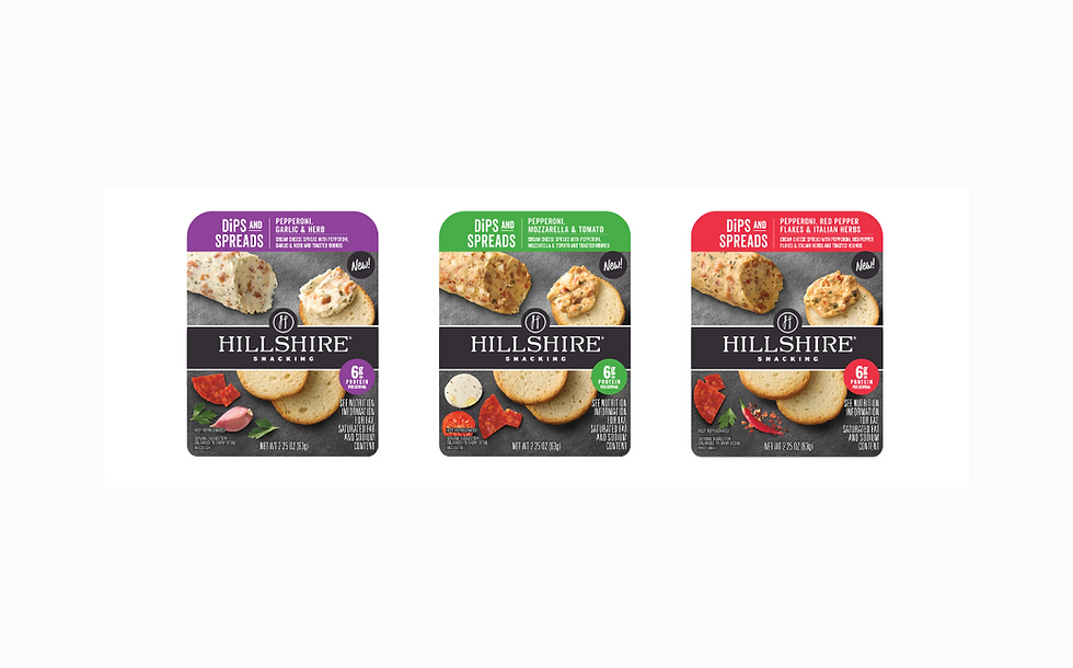 Tyson Foods launches Hillshire Snacking Dips and Spreads