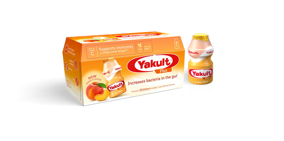 Yakult expands line-up with new peach-flavoured probiotic drink