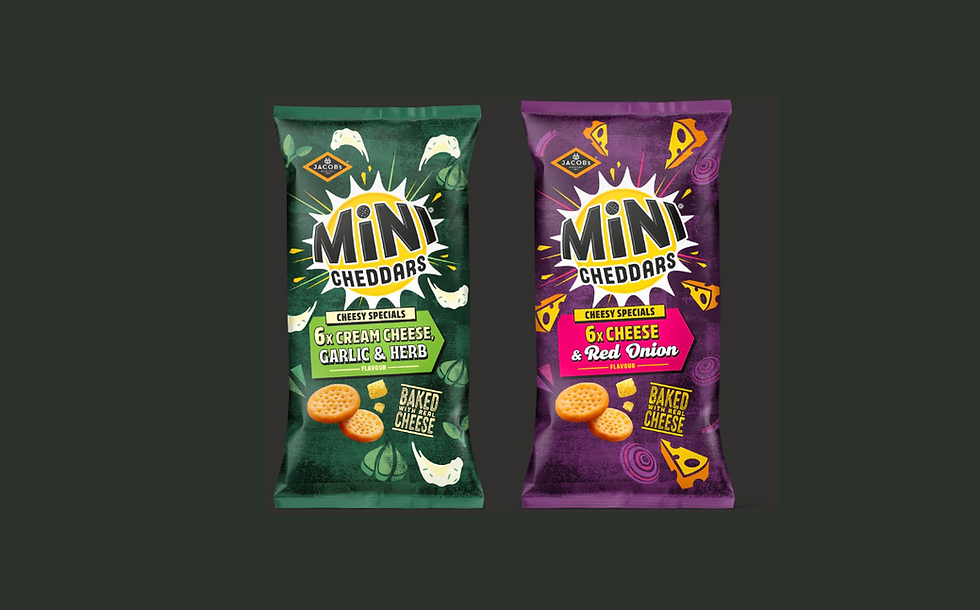 Jacob’s Mini Cheddars adds two new limited-edition flavours