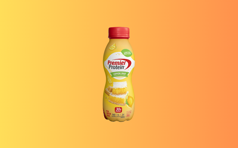 Premier Protein expands line with new Lemon Bar flavour