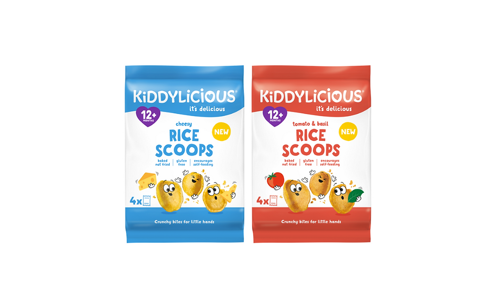 Kiddylicious expands baby snack range with Rice Scoops
