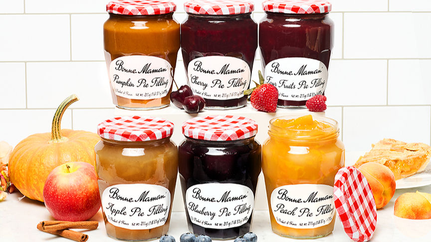 Bonne Maman expands pie filling range with peach variety
