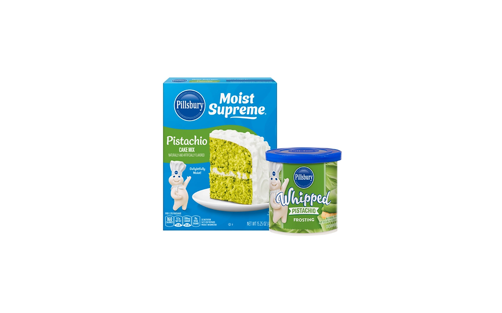Pillsbury launches pistachio cake mix and whipped frosting