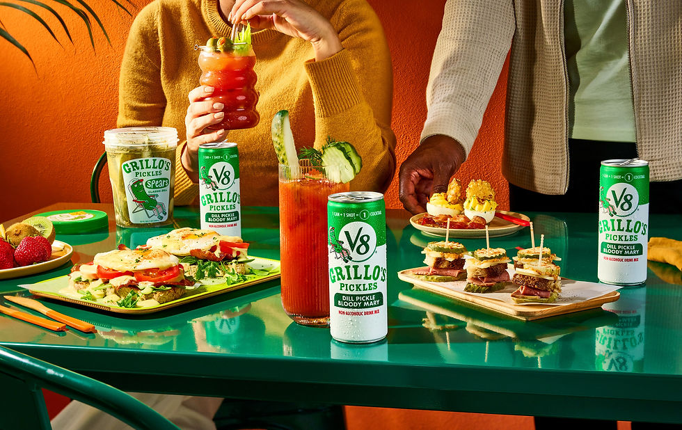 V8 and Grillo's partner to launch new dill pickle Bloody Mary mix