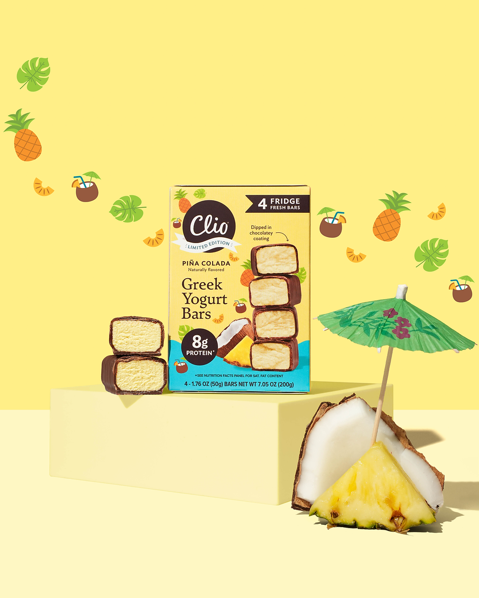 Clio Snacks launches cocktail-inspired Greek yogurt bar