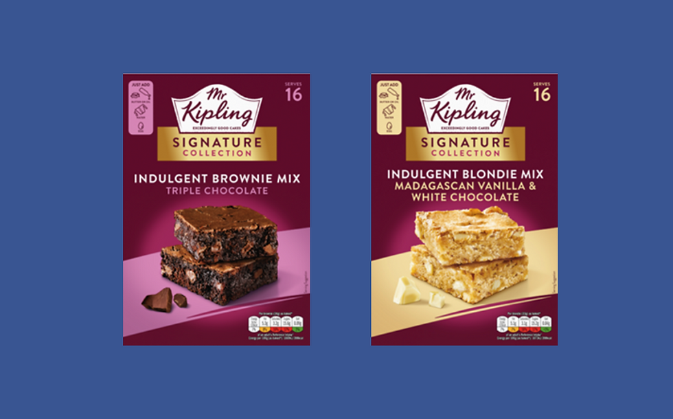 Mr Kipling expands portfolio with new brownie and blondie mixes