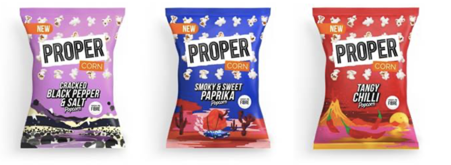 Proper Snacks expands popcorn range with new savoury flavours