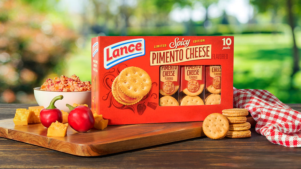 Lance launches limited-edition Spicy Pimento Cheese crackers