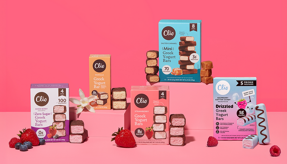 Stride Consumer Partners acquires Greek yogurt snack brand Clio Snacks
