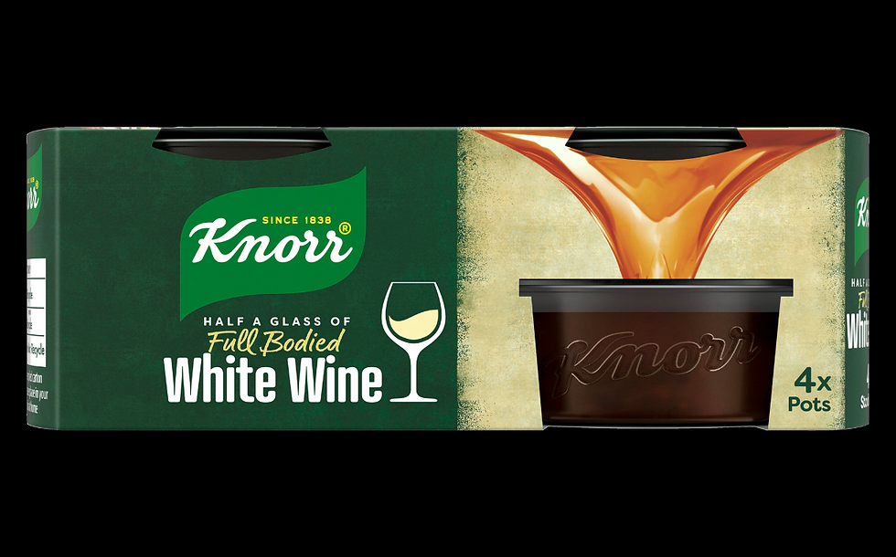 Knorr launches red and white wine-flavoured stock pots