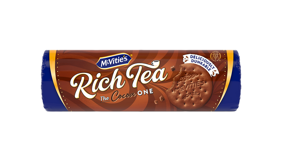 McVitie’s introduces non-HFSS cocoa-flavoured Rich Tea biscuits 