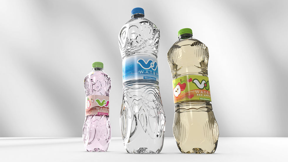 Sidel unveils square bottle design for nitrogen-dosed still water