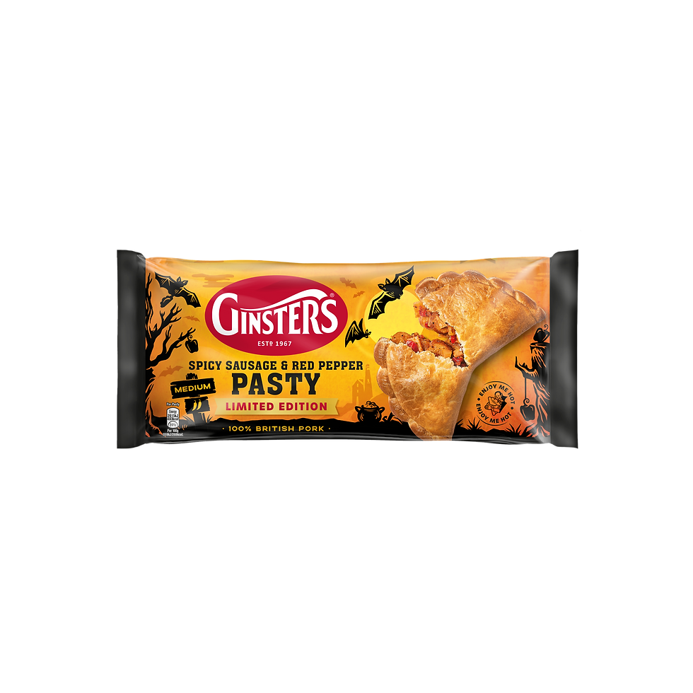 Ginsters launches limited-edition Halloween pasty