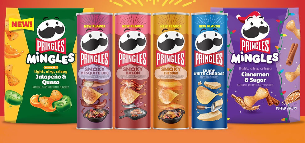 Pringles expands portfolio with new flavours