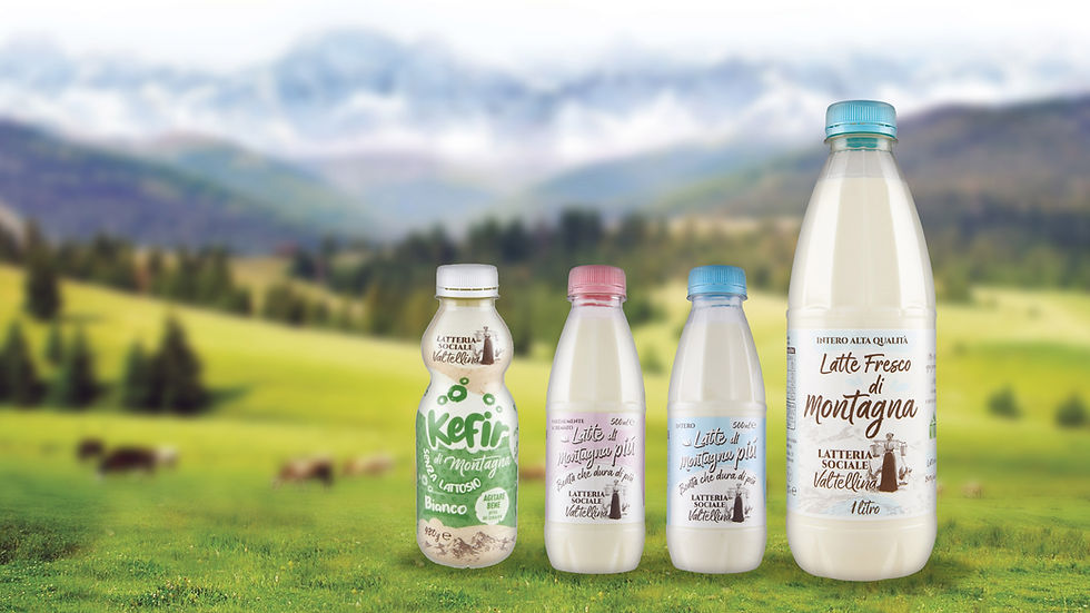 Latteria Sociale Valtellina chooses PET for milk packaging